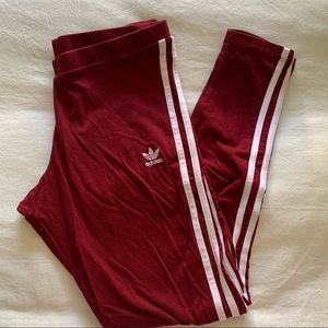 Adidas 3 stripe legging